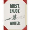 Must Enjoy Winter Christmas Card